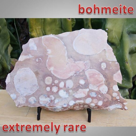 EXTREMELY RARE! Bohmeite slab fossil /stone / rock / crystal 05